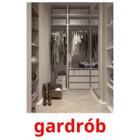 gardrób Bildkarteikarten