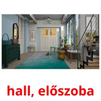 hall, előszoba Bildkarteikarten