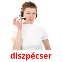 diszpécser picture flashcards