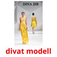 divat modell card for translate
