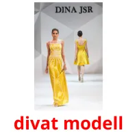 divat modell picture flashcards