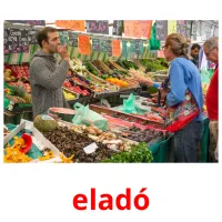 eladó picture flashcards