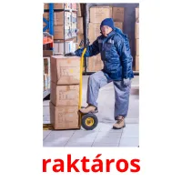 raktáros picture flashcards