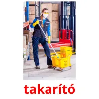 takarító picture flashcards