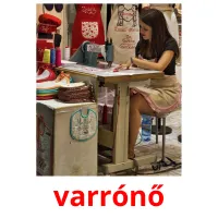 varrónő picture flashcards