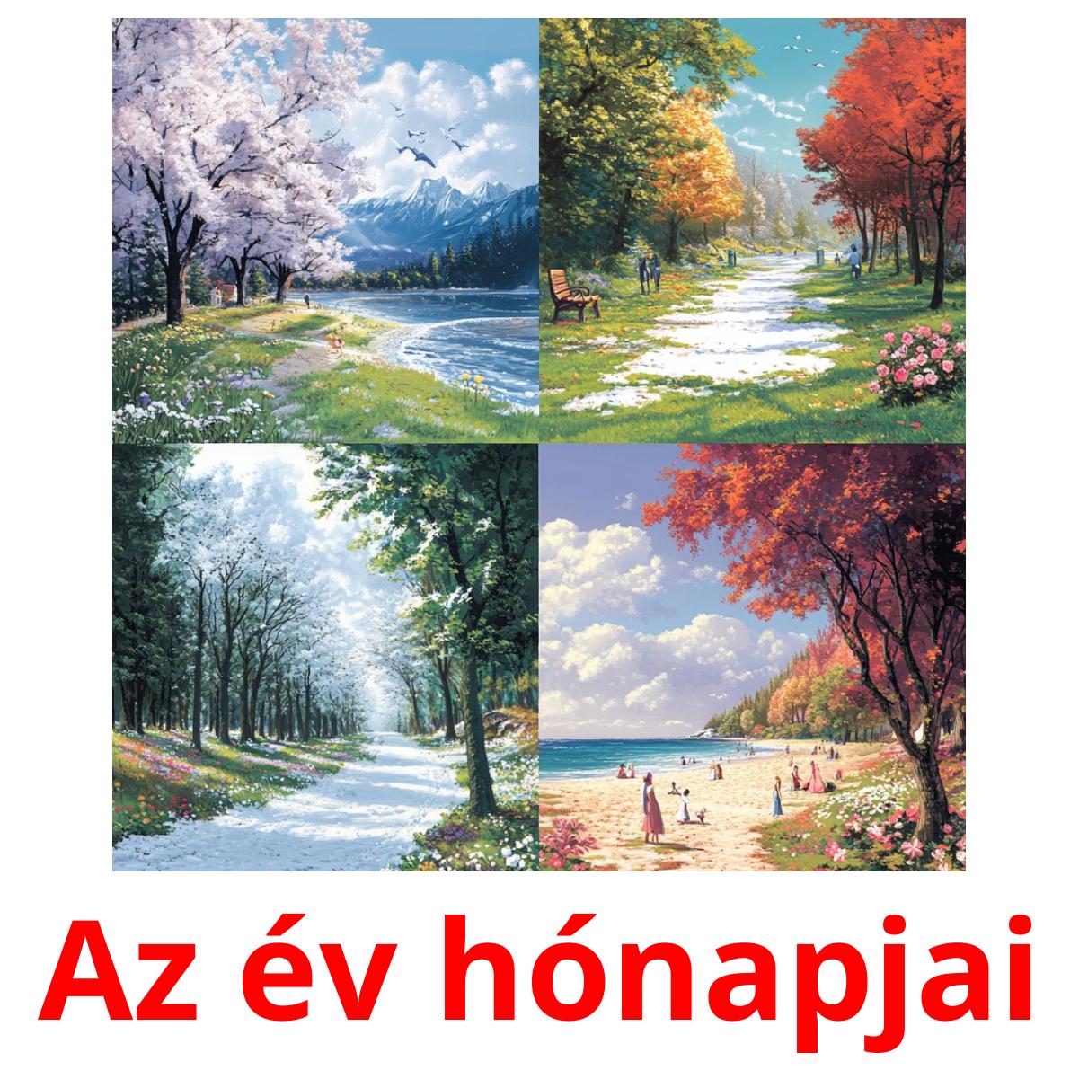 Az év hónapjai Bildkarteikarten