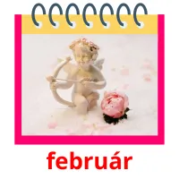 február Bildkarteikarten