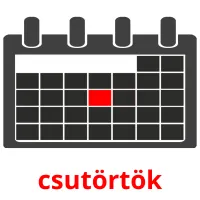 csutörtök picture flashcards