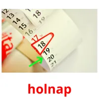 holnap picture flashcards