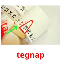 tegnap picture flashcards