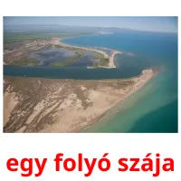 egy folyó szája Bildkarteikarten