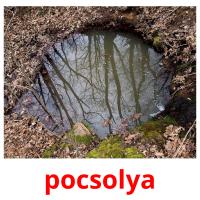 pocsolya picture flashcards