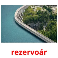 rezervoár Bildkarteikarten