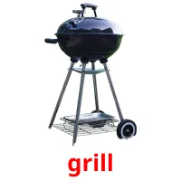 grill Tarjetas didacticas