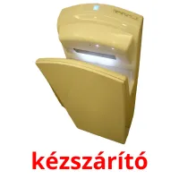 kézszárító Tarjetas didacticas