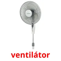 ventilátor Tarjetas didacticas