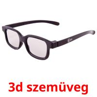 3d szemüveg cartões com imagens
