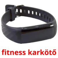 fitness karkötő Bildkarteikarten