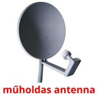 műholdas antenna Tarjetas didacticas