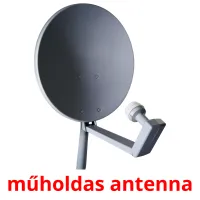 műholdas antenna Bildkarteikarten