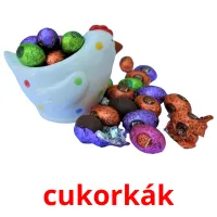 cukorkák Bildkarteikarten