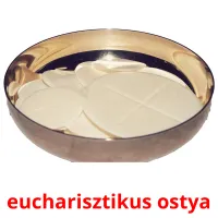 eucharisztikus ostya Bildkarteikarten