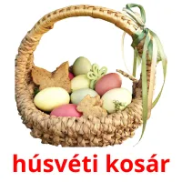 húsvéti kosár Bildkarteikarten