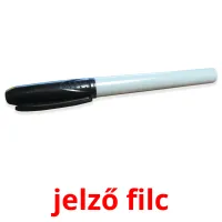 jelző filc Bildkarteikarten