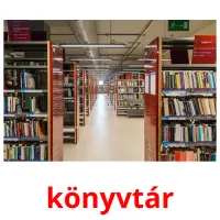 könyvtár Bildkarteikarten