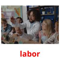labor flashcards illustrate