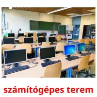 számítógépes terem Bildkarteikarten