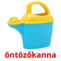 öntözőkanna Bildkarteikarten