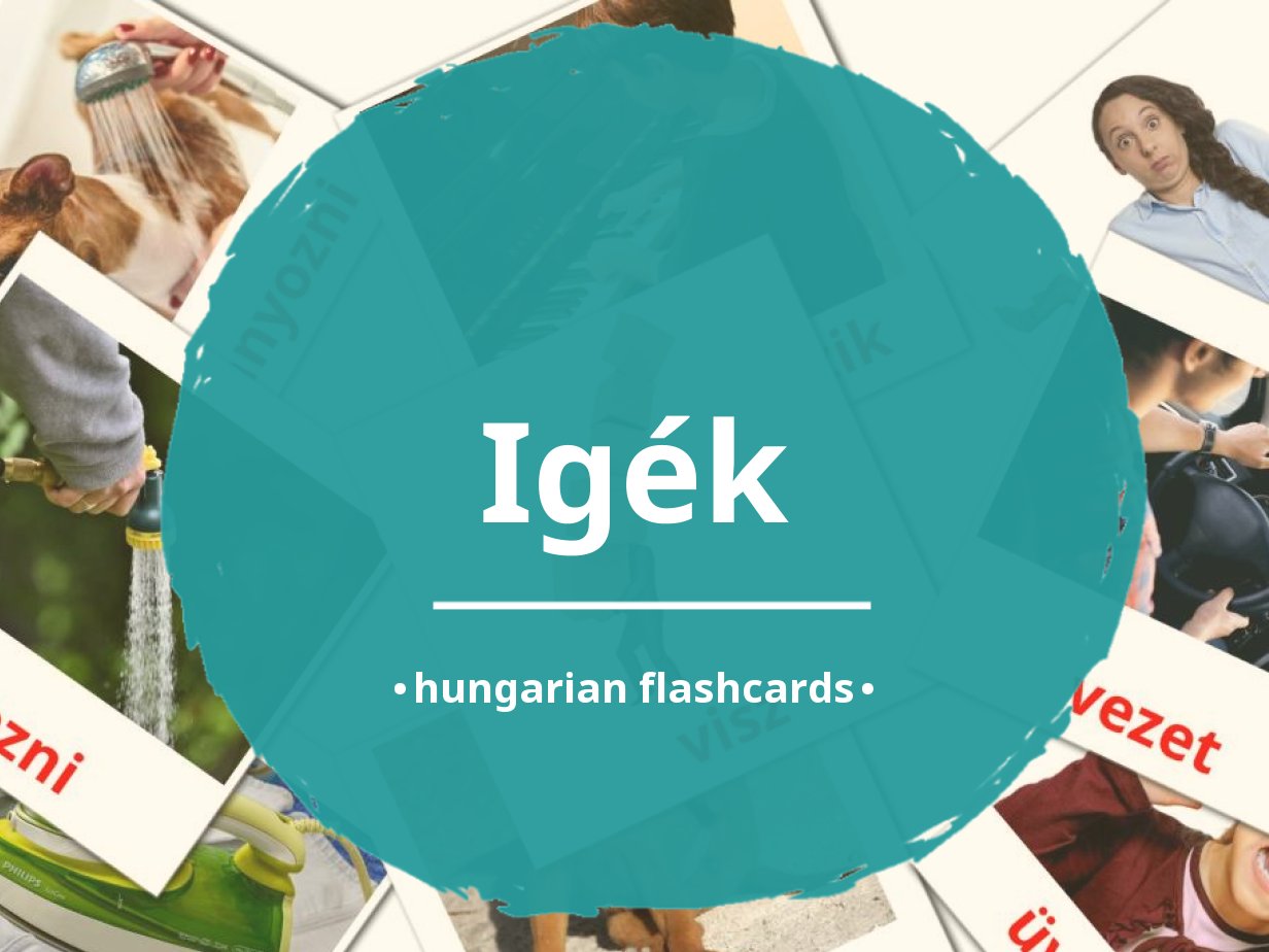 132 FREE Verbs Flashcards In Hungarian | Printable PDFs