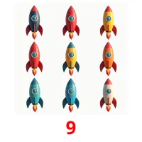 9 picture flashcards