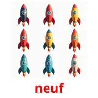 neuf picture flashcards