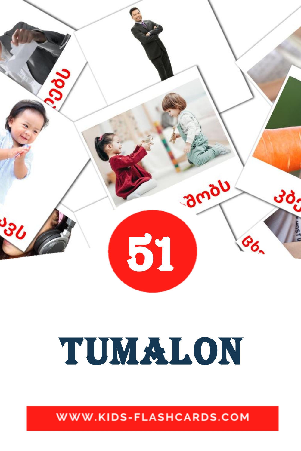 51 carte illustrate di Tumalon per la scuola materna in armeno