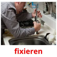 fixieren picture flashcards