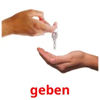 geben picture flashcards
