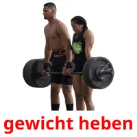 gewicht heben picture flashcards