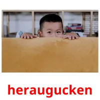 heraugucken picture flashcards