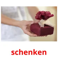 schenken picture flashcards