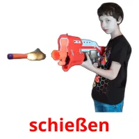 schießen picture flashcards
