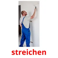 streichen picture flashcards