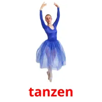 tanzen picture flashcards