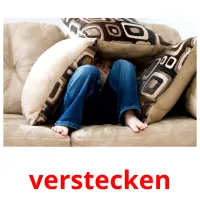 verstecken picture flashcards