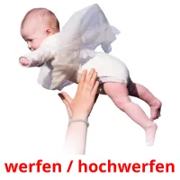 werfen / hochwerfen picture flashcards