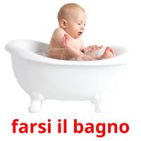 farsi il bagno Tarjetas didacticas