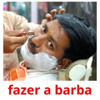 fazer a barba picture flashcards