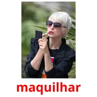 maquilhar picture flashcards