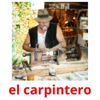 el carpintero Bildkarteikarten